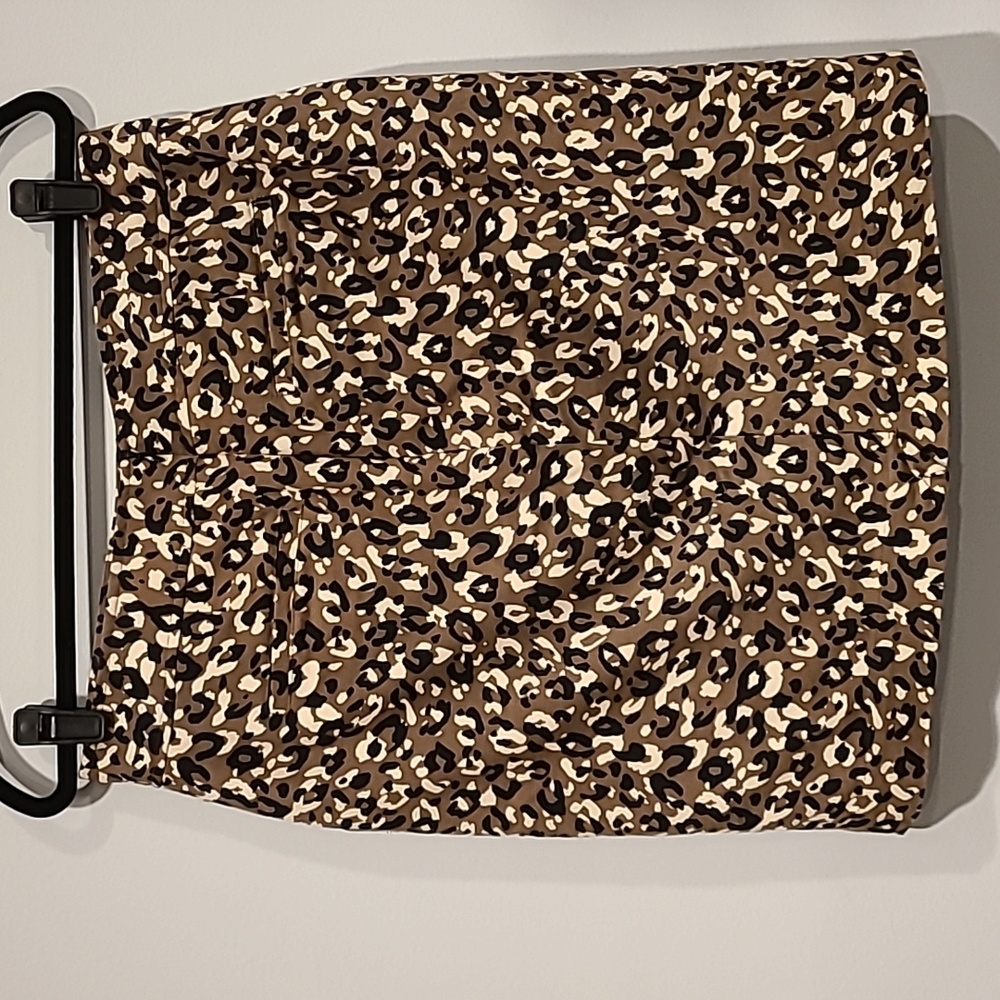 Merona Women's Leopard Animal Print Skirt - Picture 3 of 10